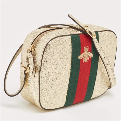 gucci webby bee crossbody